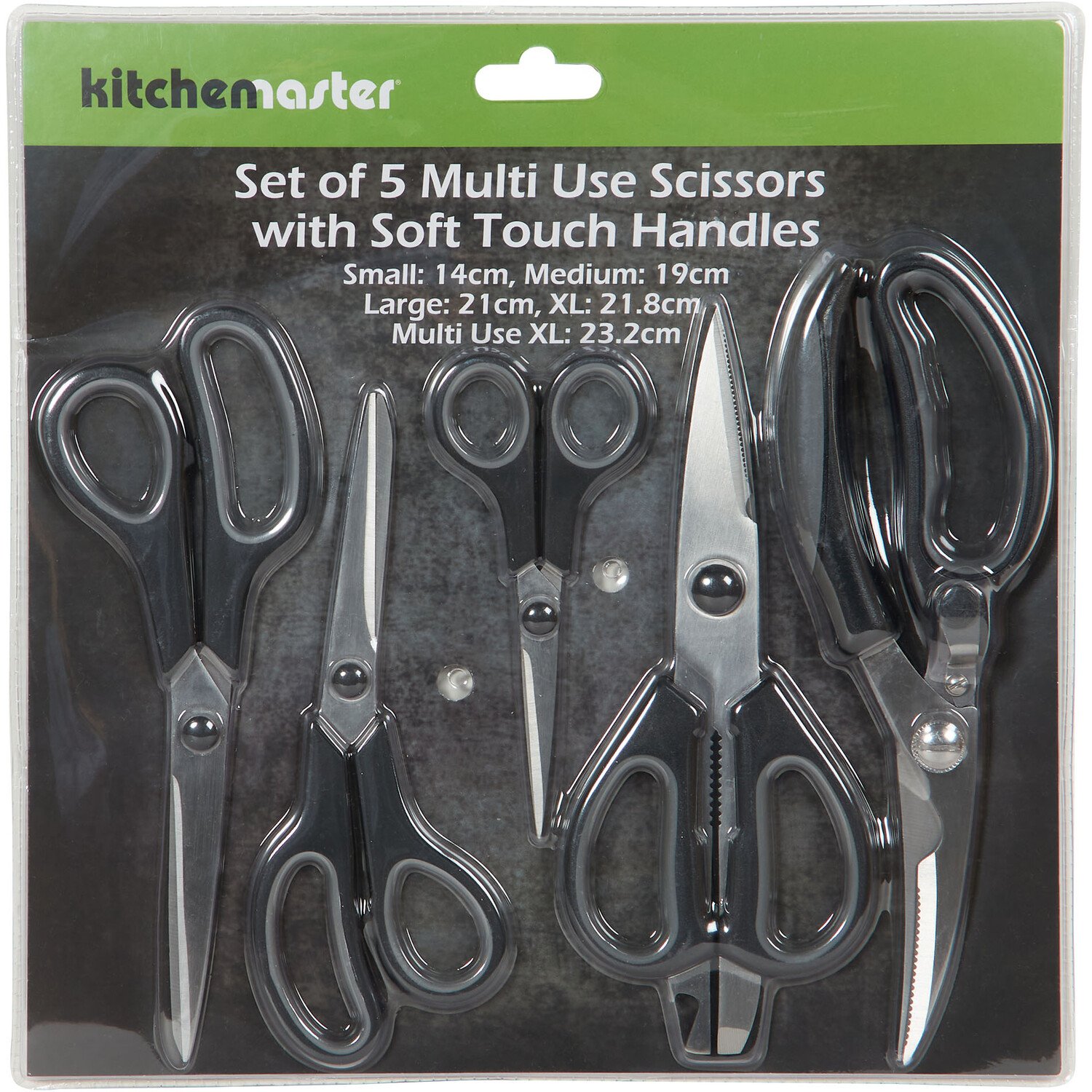 Kitchen Master 5 Piece Multi Use Scissor Set Image 1