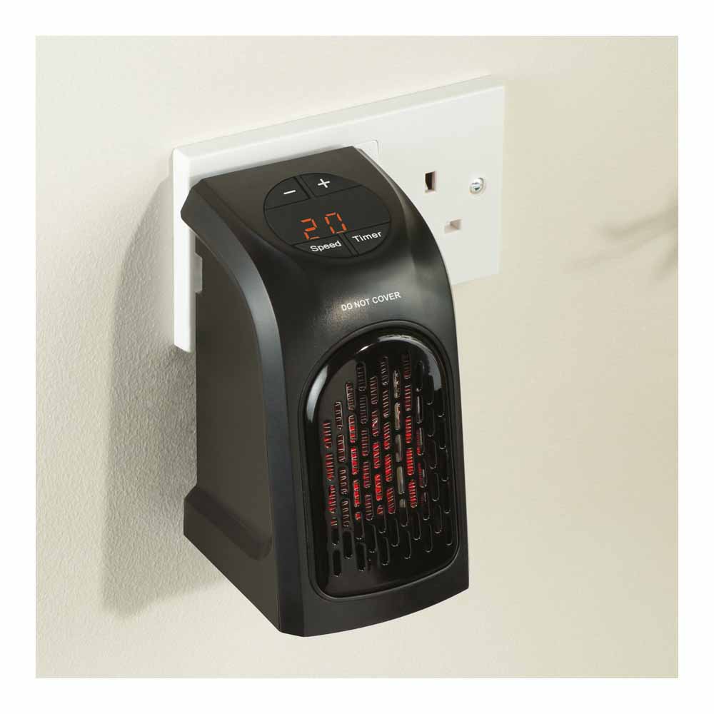 Daewoo 400W Digital Plug in Heater Wilko