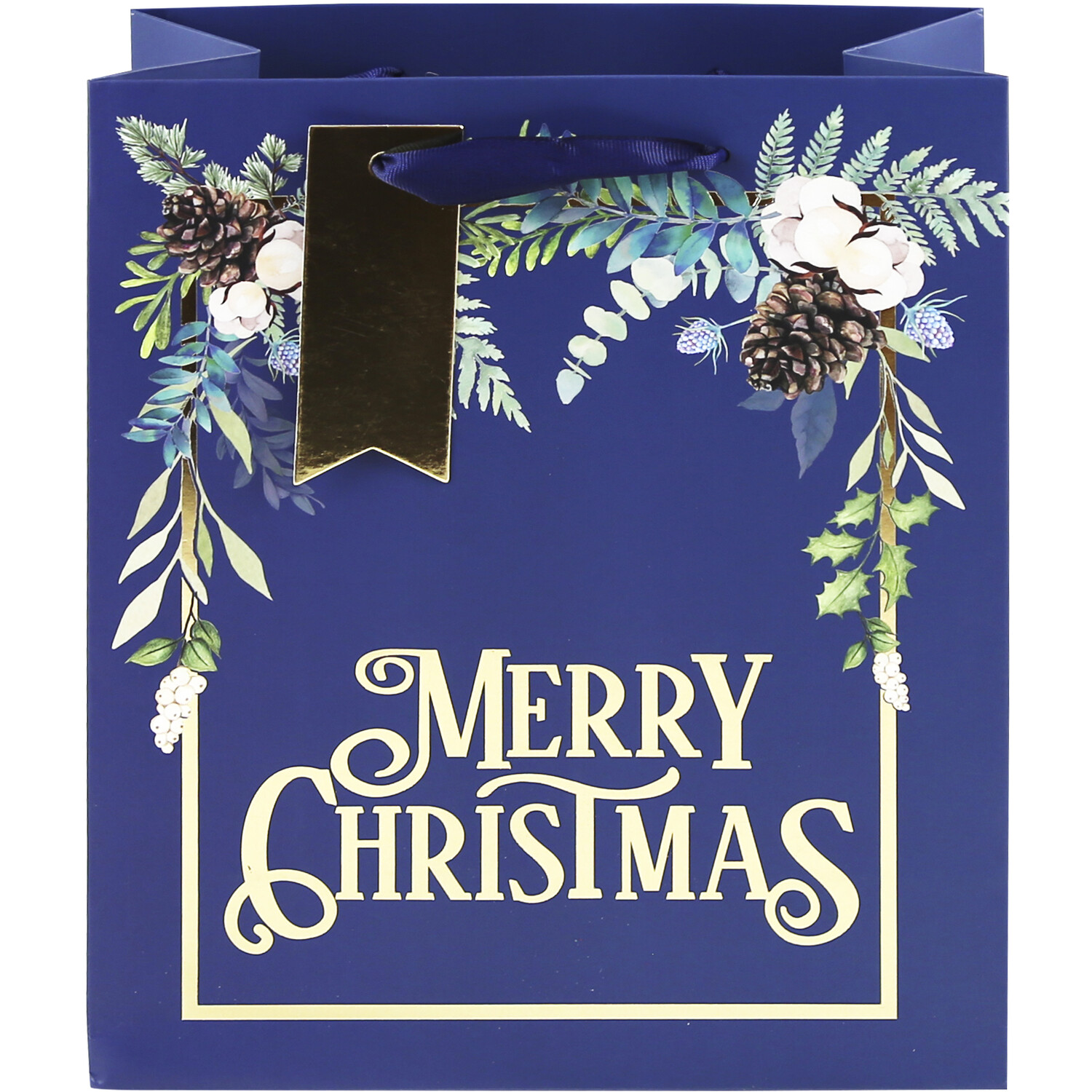 Magic In the Dark Christmas Gift Bag - Blue Image 1