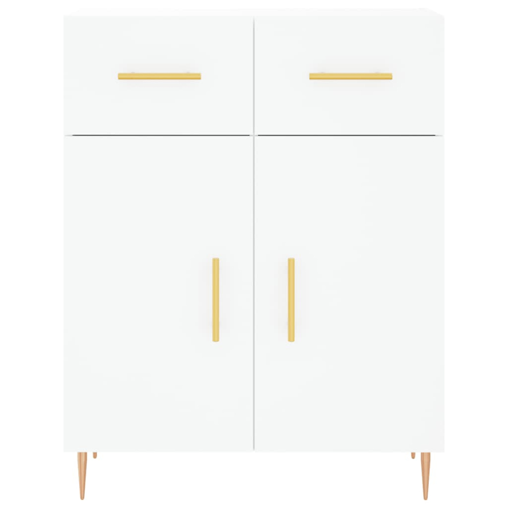 vidaXL 4 Door 2 Drawer White Highboard Image 8