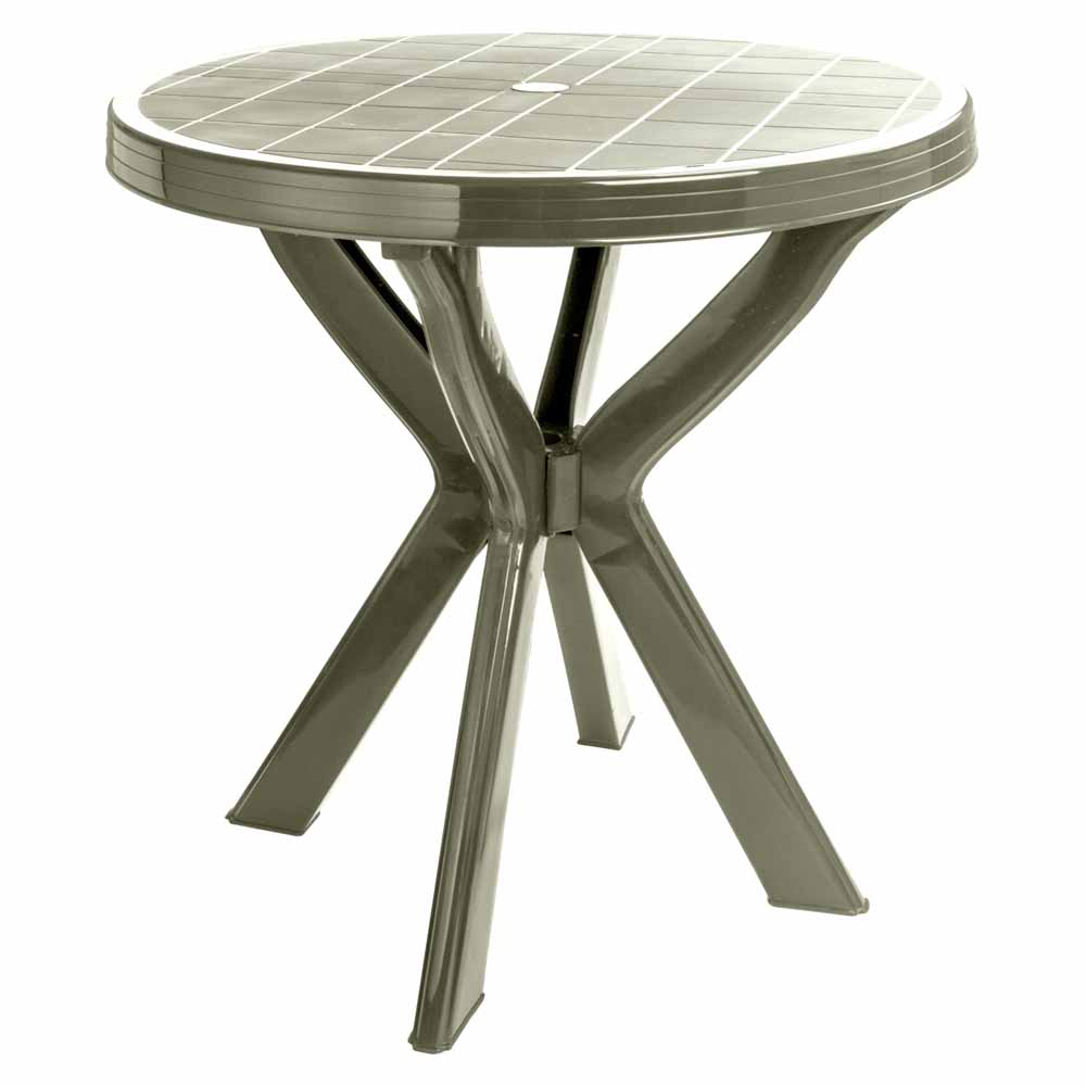 Wilko Agile Plastic Table Cappuccino Image 1