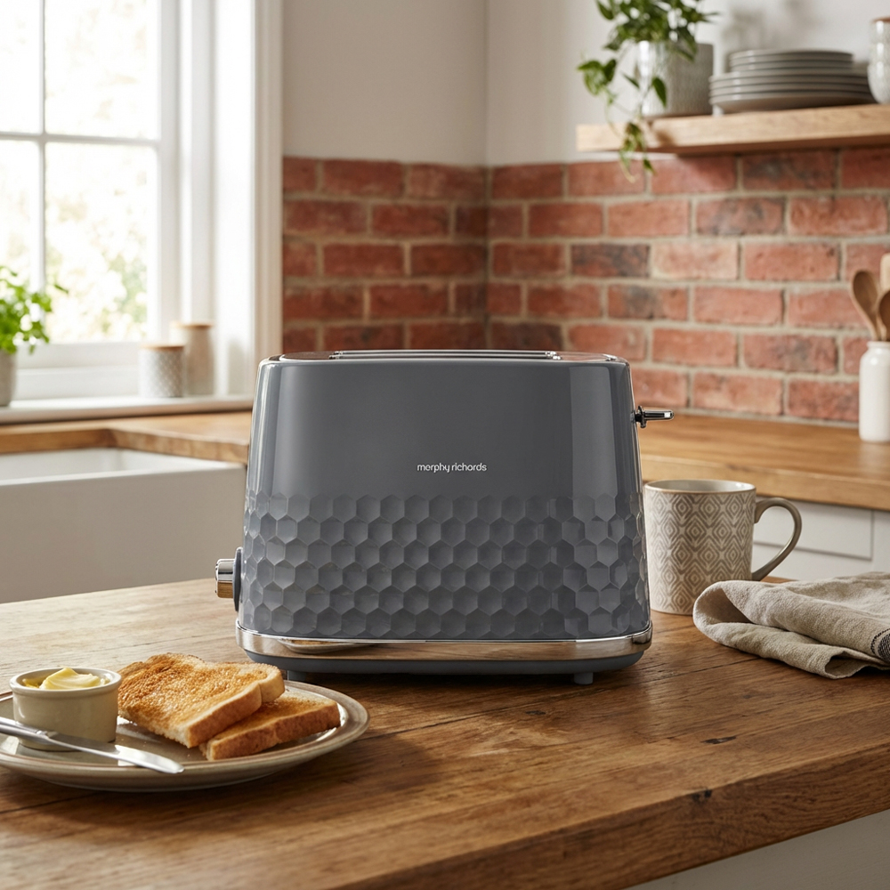 Morphy Richards 2 Slice Hive ToasterGrey Image 4