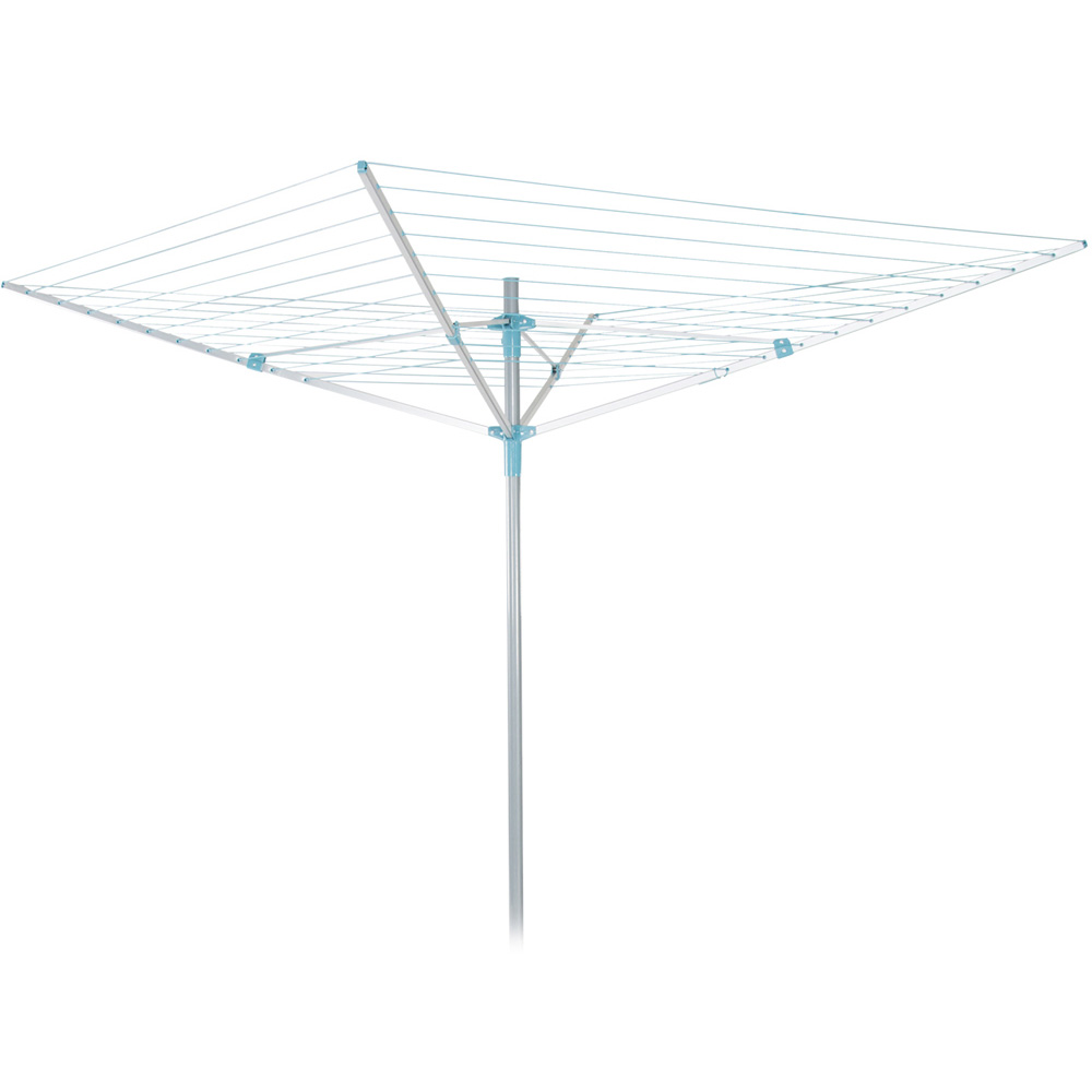 My Home Outdoor Silver 4 Arm Rotary Airer Image