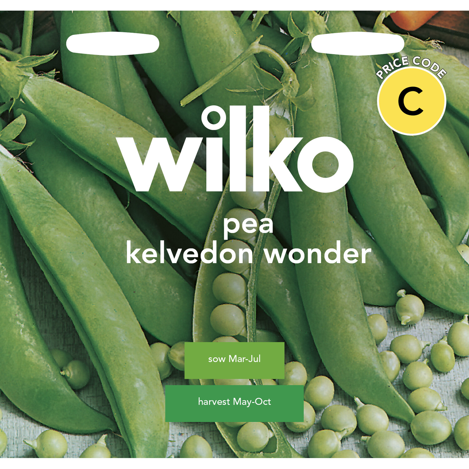 Wilko Pea Kelvedon Wonder Seeds Image 1