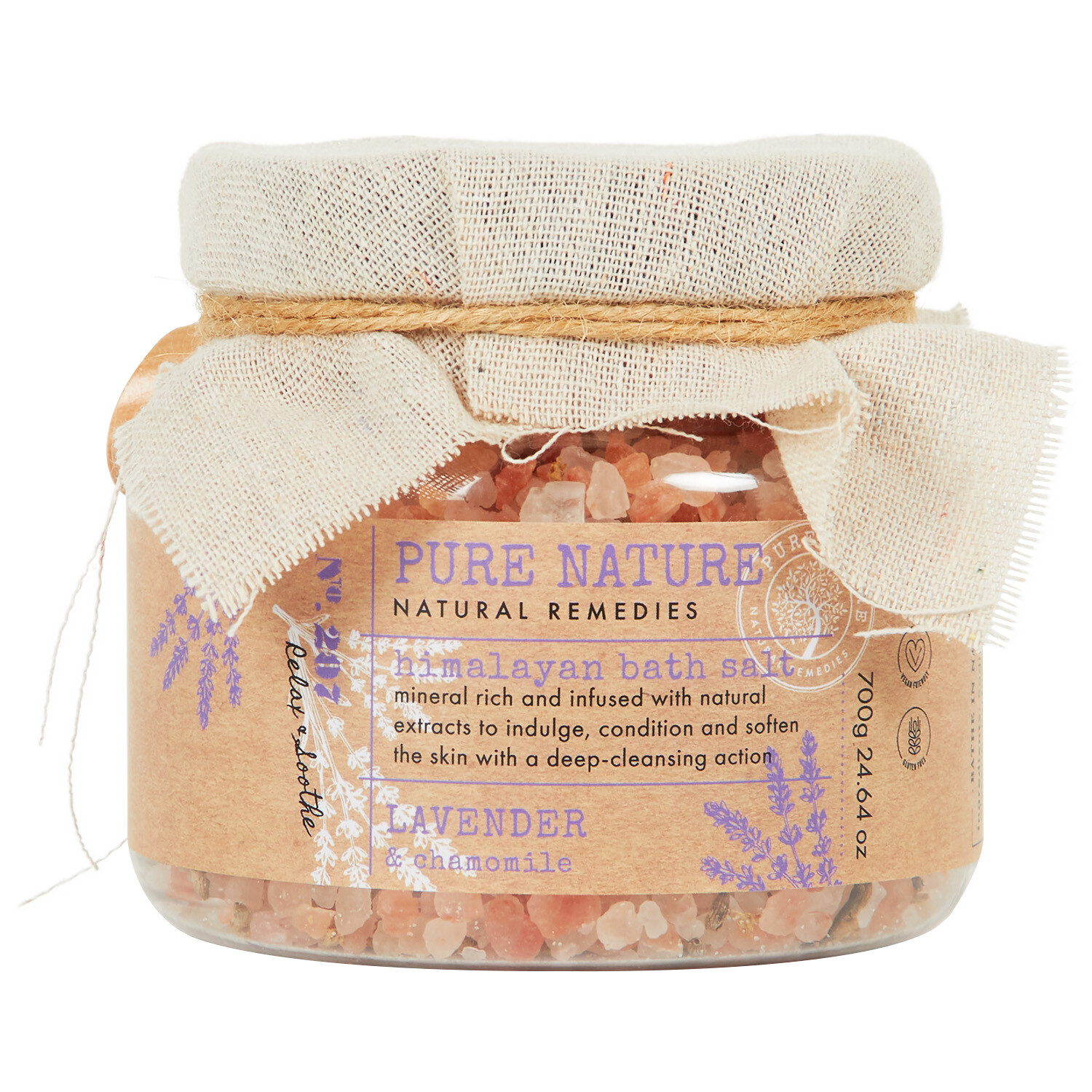 Pure Nature Himalayan Bath Salt 700g - Pink Image 1