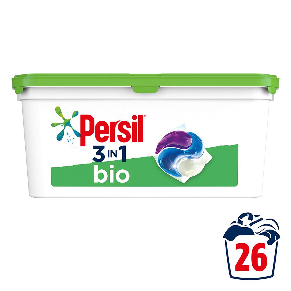 Persil Bio 3 in 1 Laundry Washing Capsules 26W Image 2