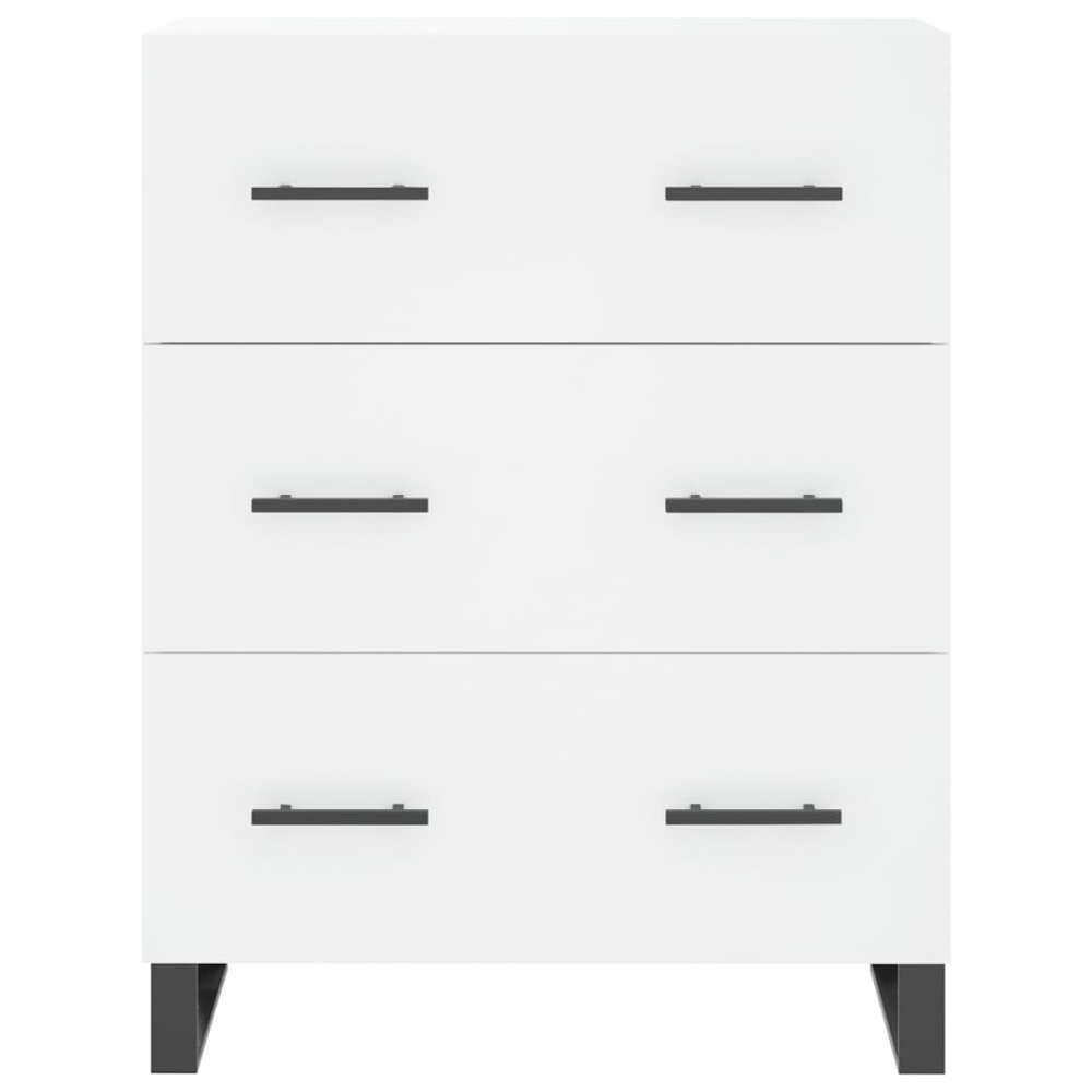 vidaXL 2 Door 3 Drawer White Highboard Image 8