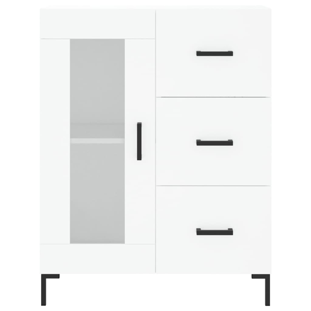 vidaXL 3 Door 3 Drawer White Highboard Image 8