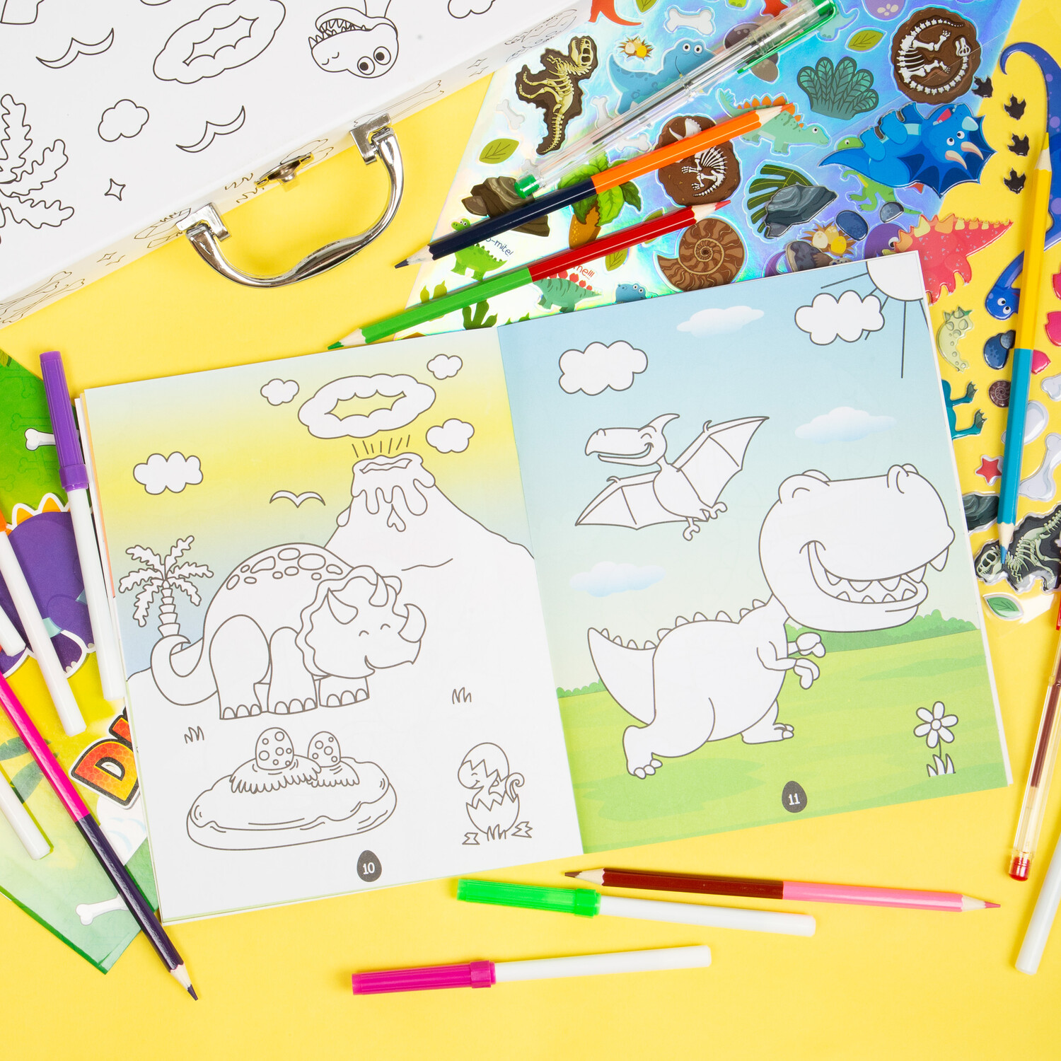 Dino Colouring and Activity Case Image 5