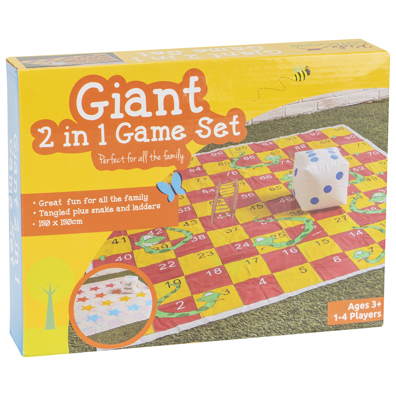 Kidz Outdoors Giant 2 in 1 Game Set Image 1