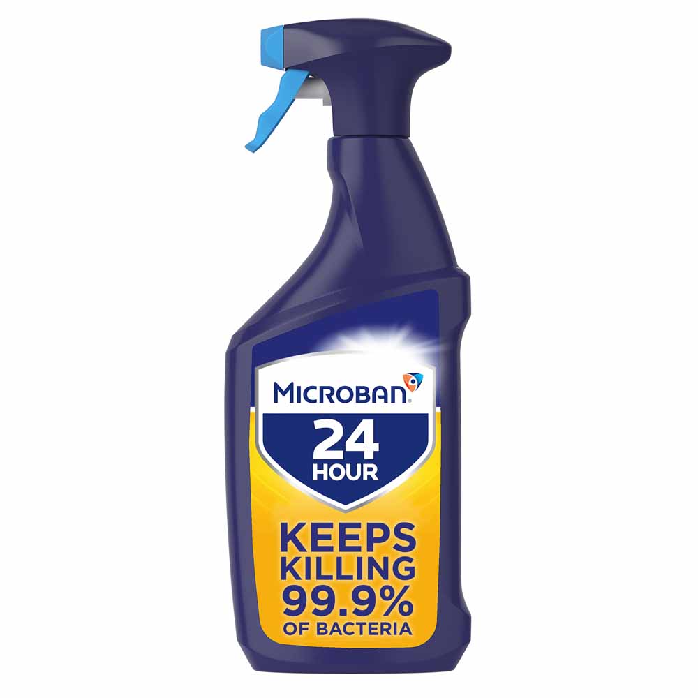Microban Antibacterial Bathroom Cleaner Citrus Spray 750ml Image 1