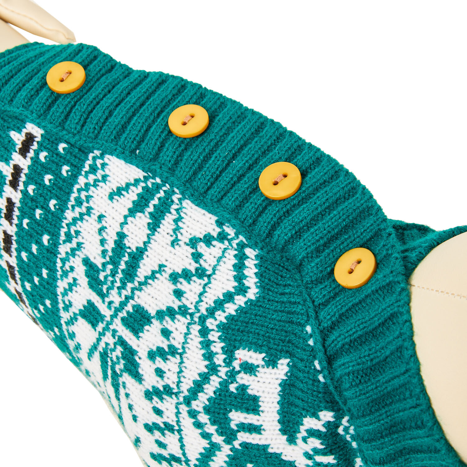 Fair Isle Reindeer Pet Jumper - 20cm Image 3