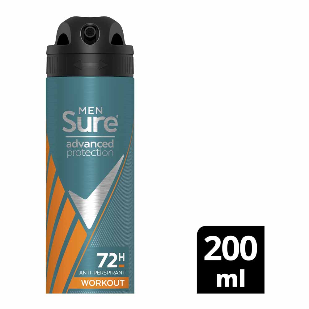 Sure Antiperspirant Advanced Work Out 200ml Image 1