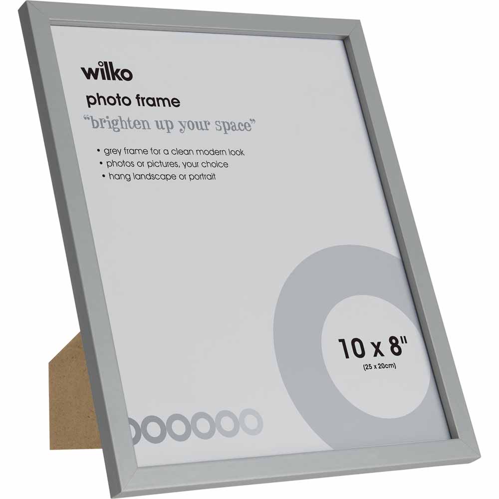 Wilko Grey Photo Frame 10x8 inch 3pk Wilko
