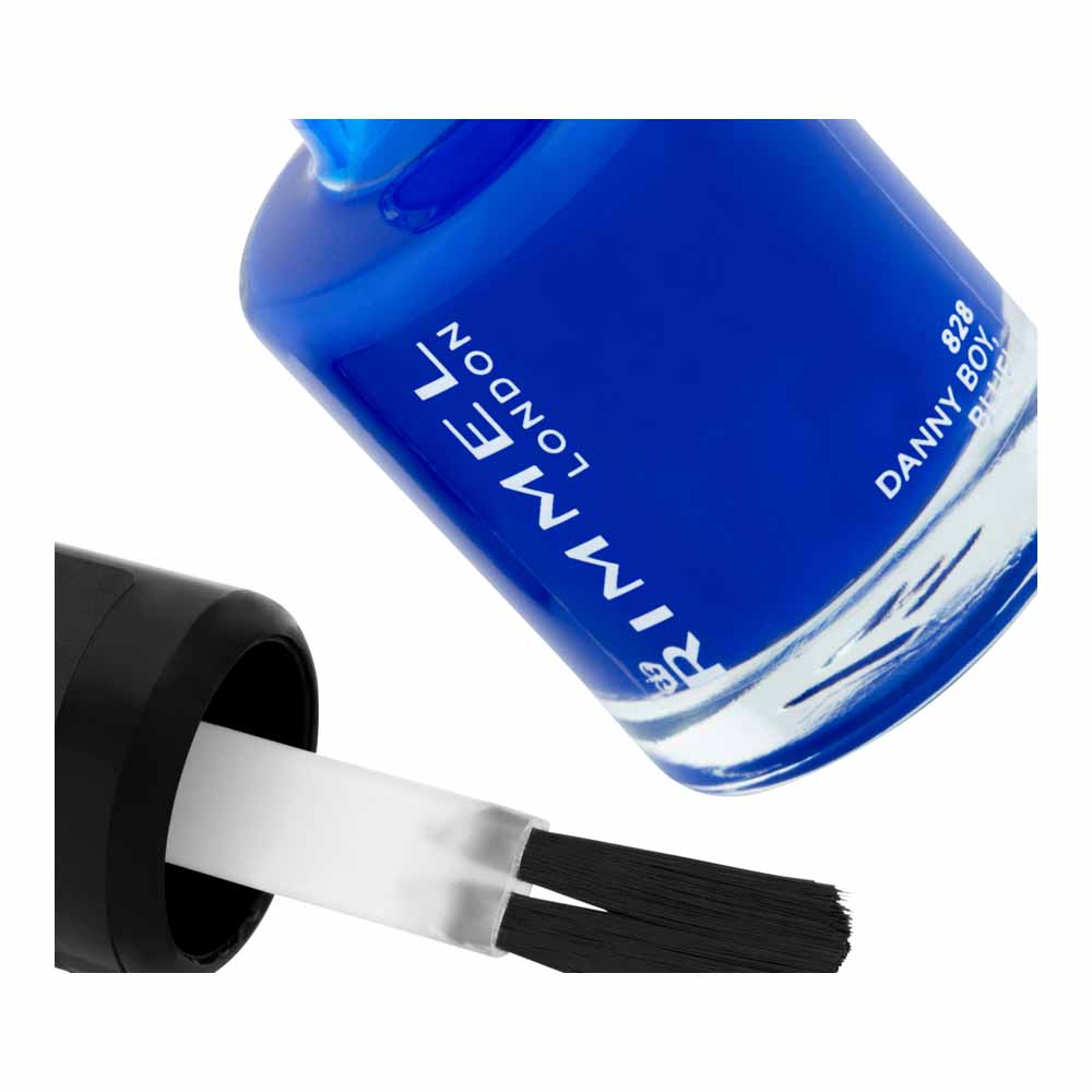 Rimmel London 60 Seconds Super Shine Nail Polish Danny Boy Blue! 828 8ml Image 3