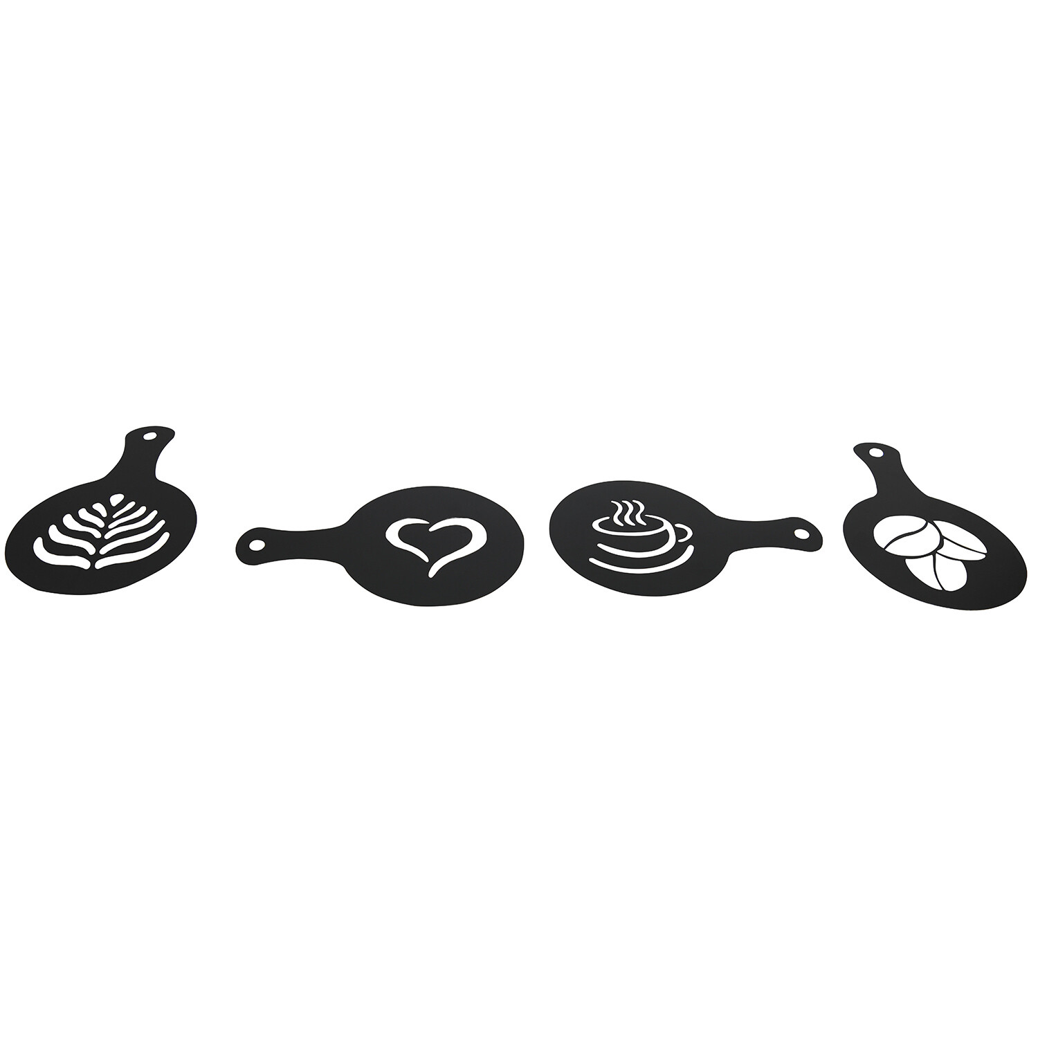 Barista Shaker and 4 Stencil Set Image 1