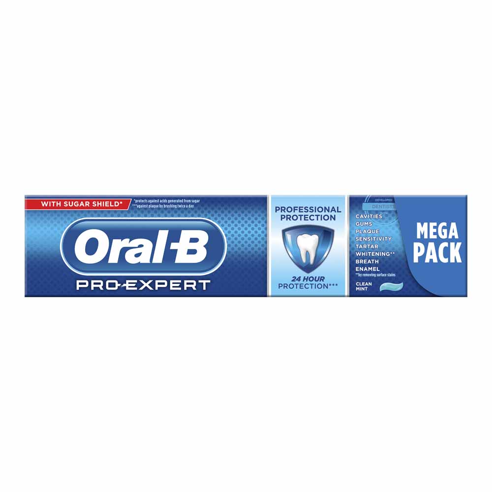 Oral-B Pro Expert Professional Protection Clean Mint Toothpaste 125ml  - wilko