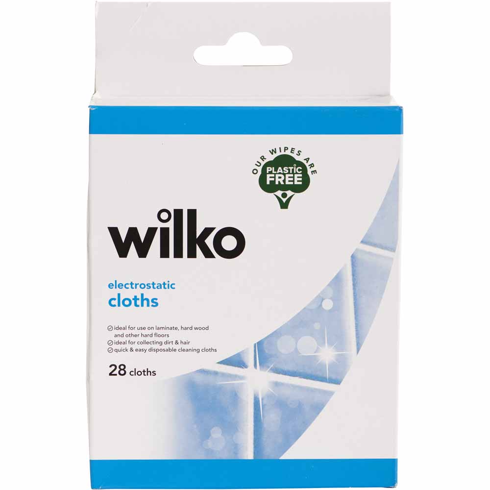 Wilko Electrostatic Wipes 28 pack Image