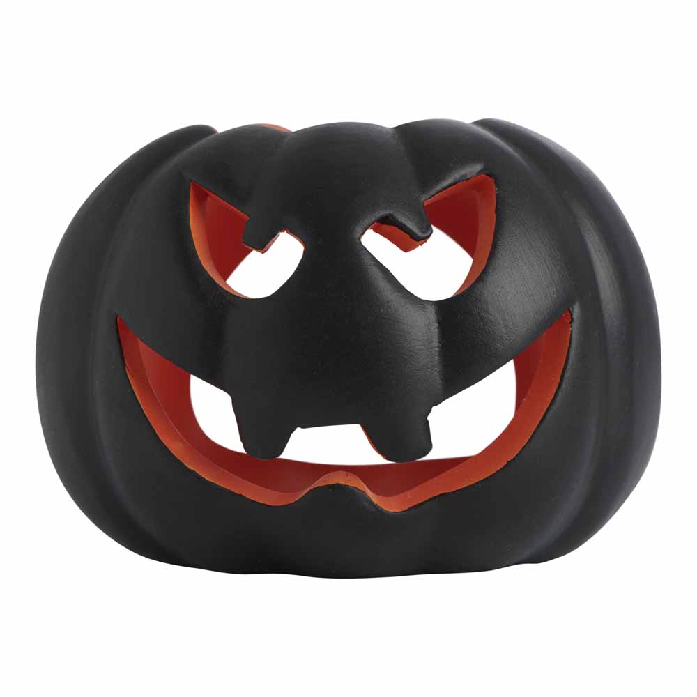 Wilko Halloween Small Pumpkin Black Wilko