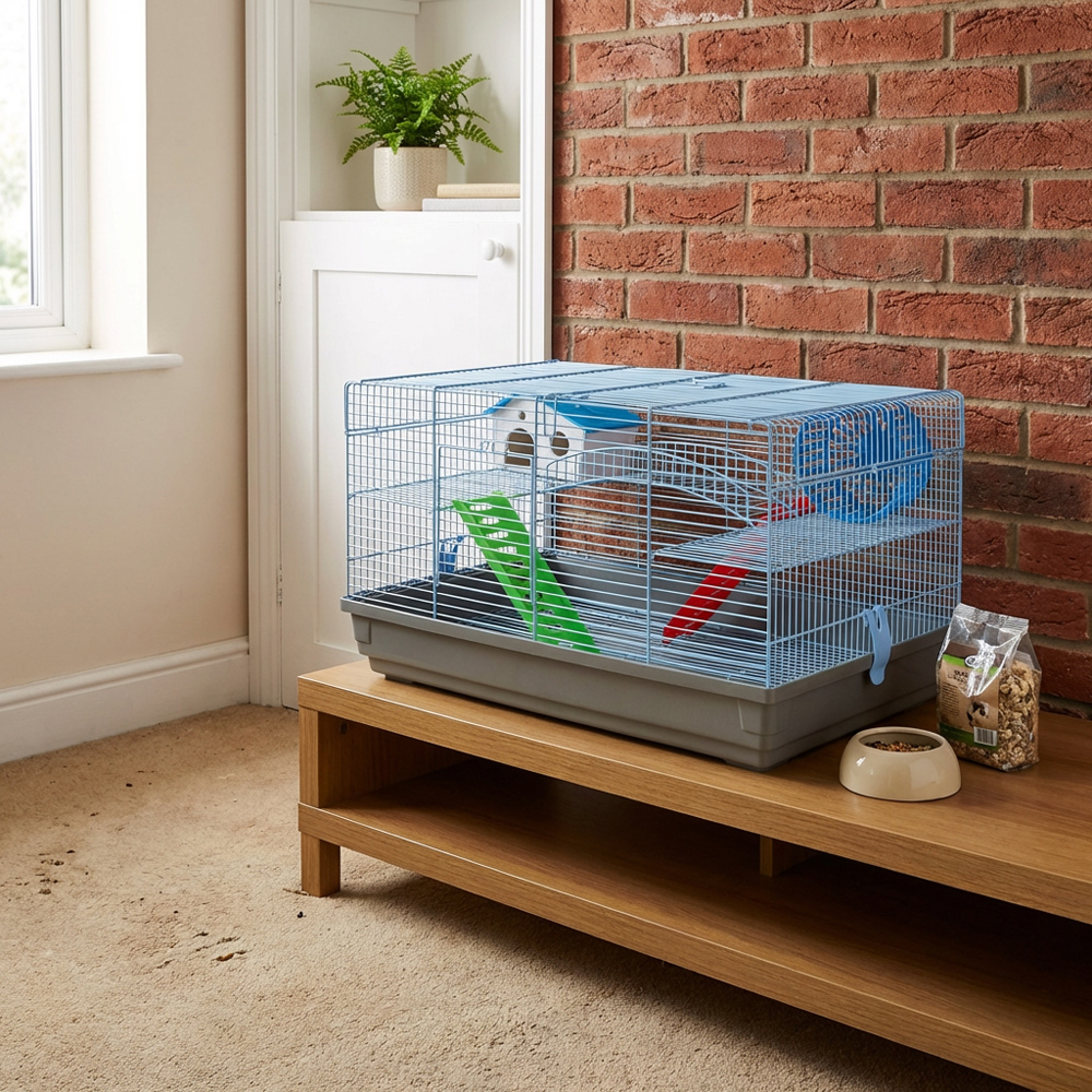 Shire Small Animal Blue Cage Image 5