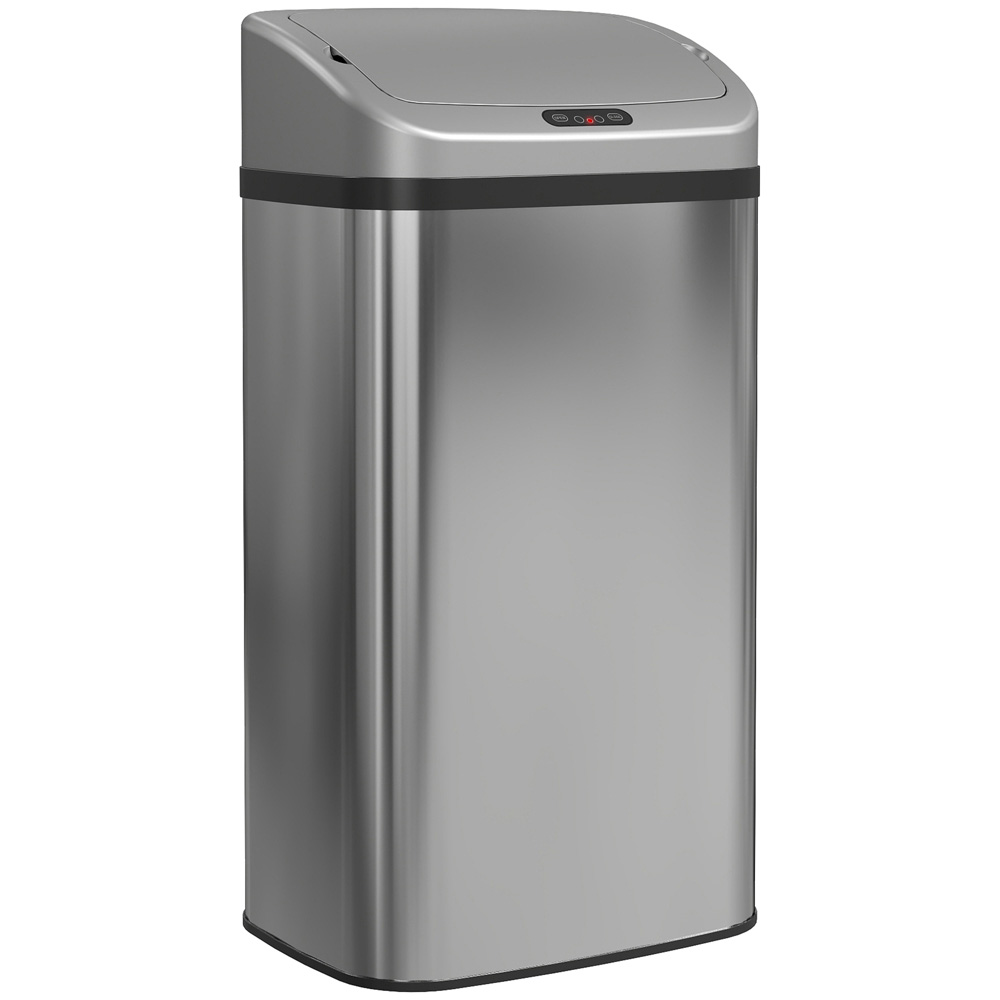 HOMCOM Stainless Steel Sensor Kitchen Bin 48L Image 1