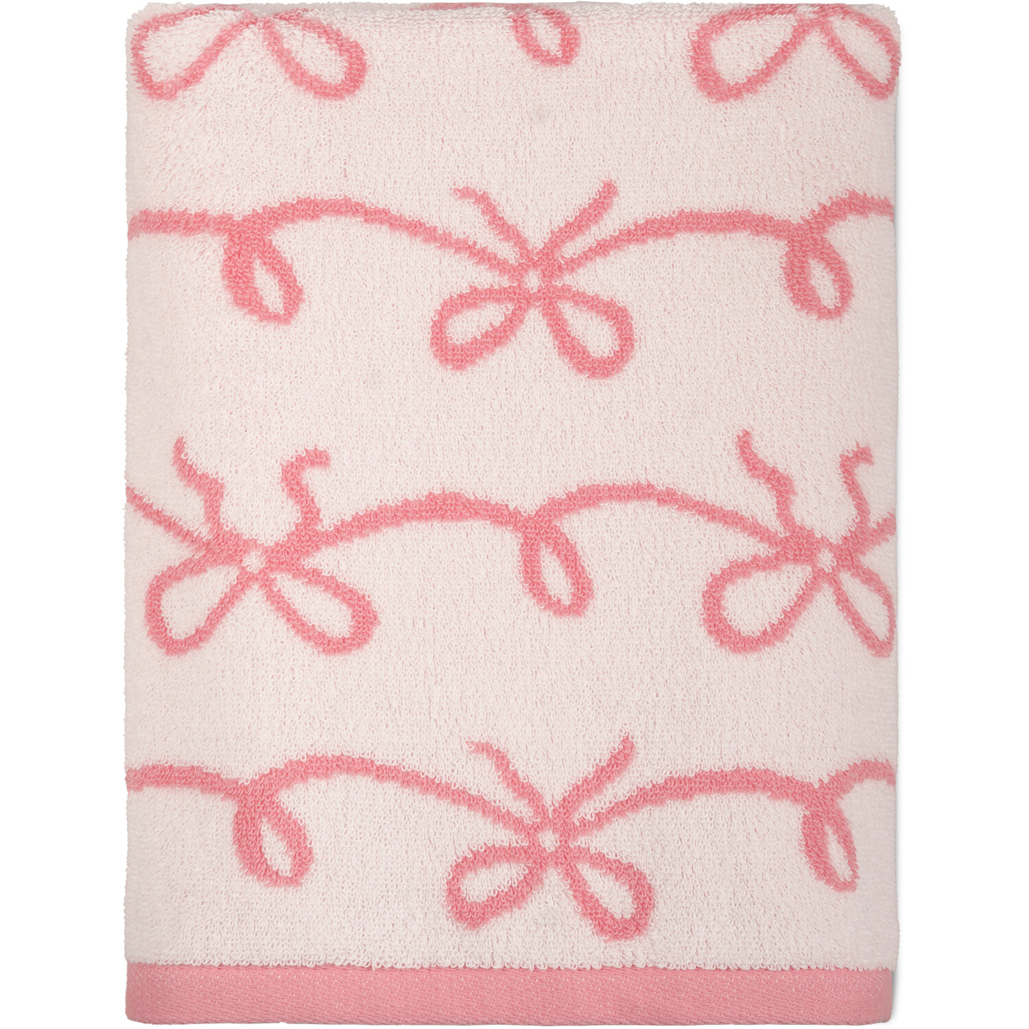 Angelina Cotton Towel Pink Hand Towel Image 1