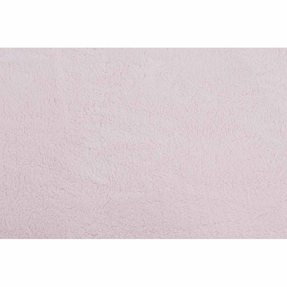 Wilko King Blush Soft Teddy Duvet Set Wilko