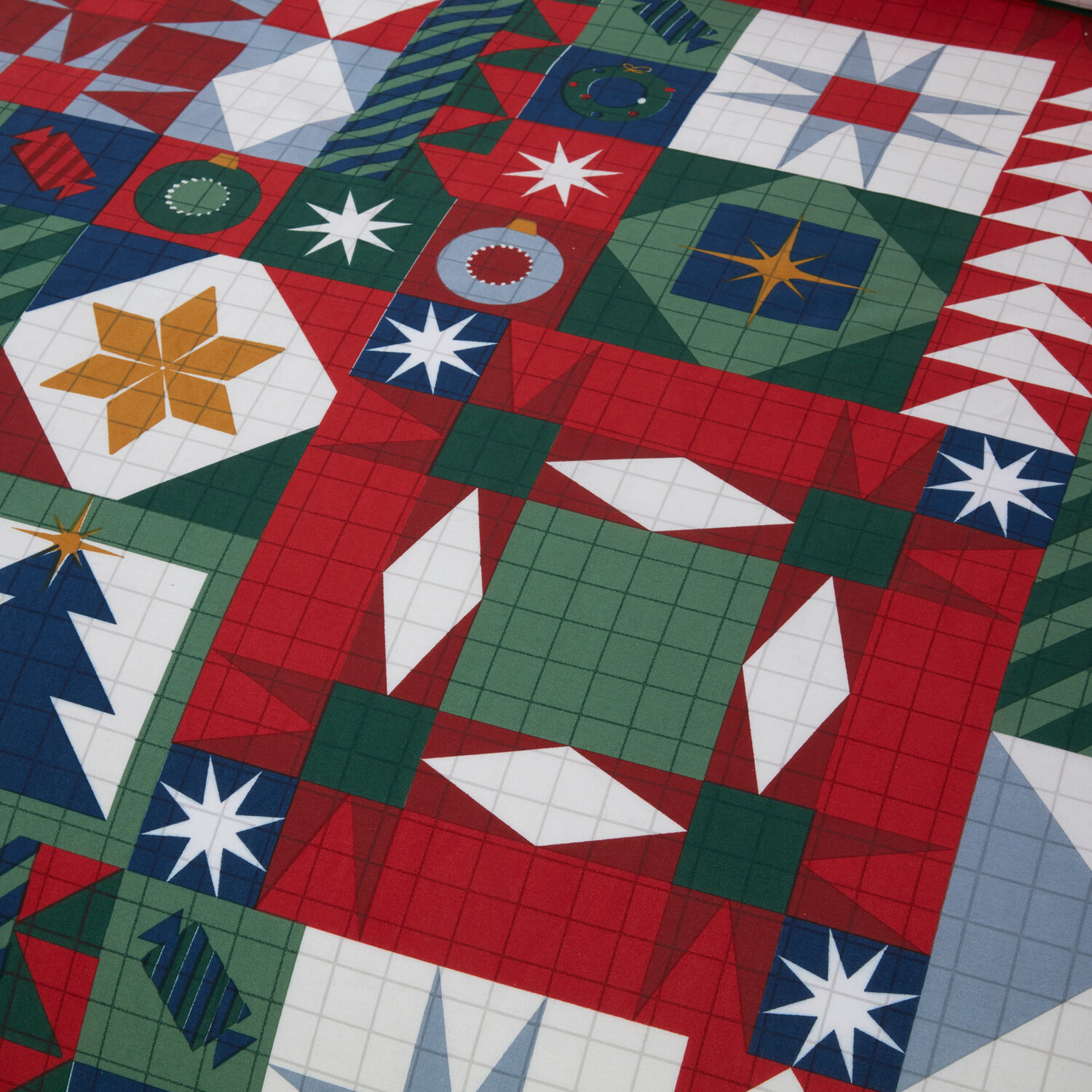 Novie Patchwork Duvet Set Multicolour Double Image 4