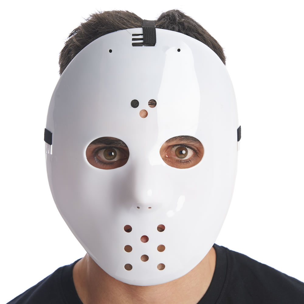 Wilko Halloween Hockey Mask Image 1