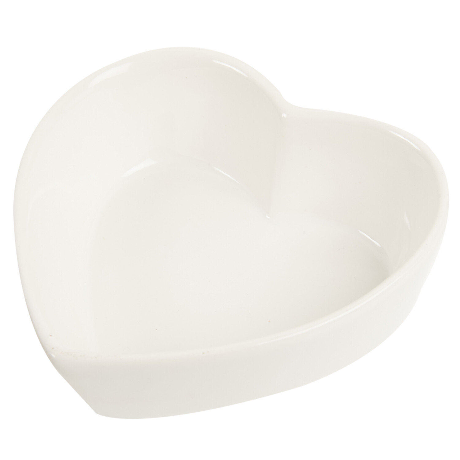 3 Heart Dipping Sauce with Bamboo Tray - Bamboo and White Image 2