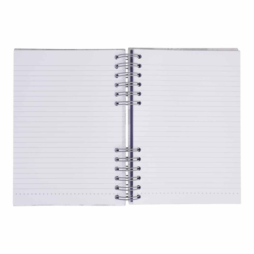 Wilko Chunky A5 Tranquil Wiro Notebook Image 2