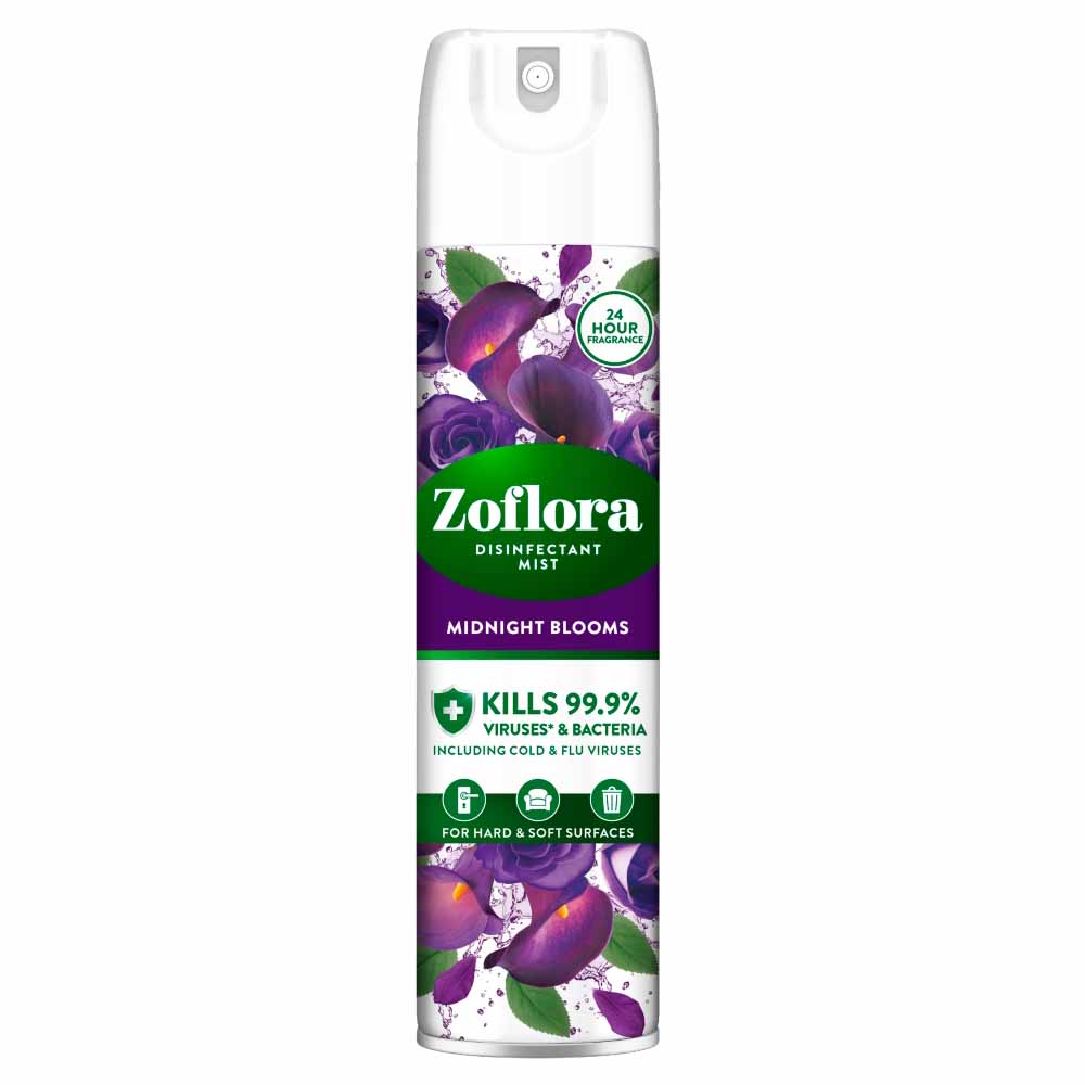 Zoflora Disinfectant Mist Midnight Blooms Case of 6 x 300ml Image 2