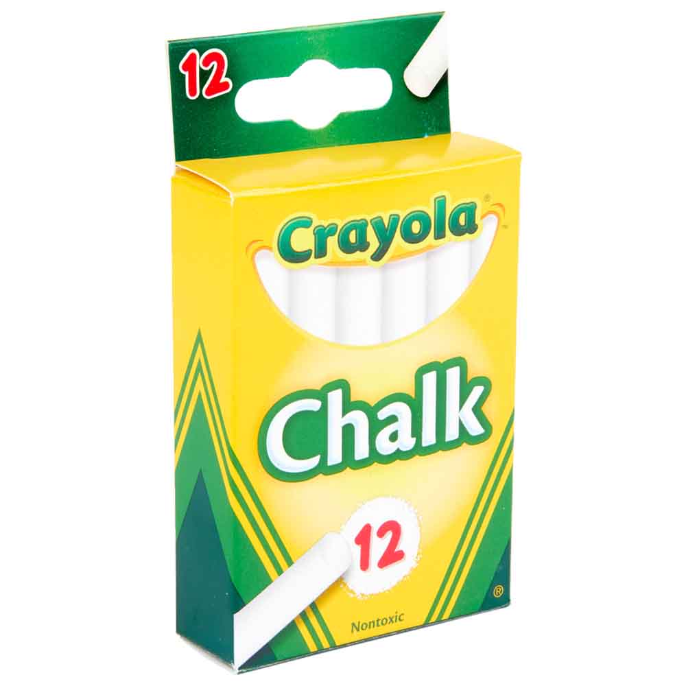 Crayola White Chalks 12 Pack Image 2