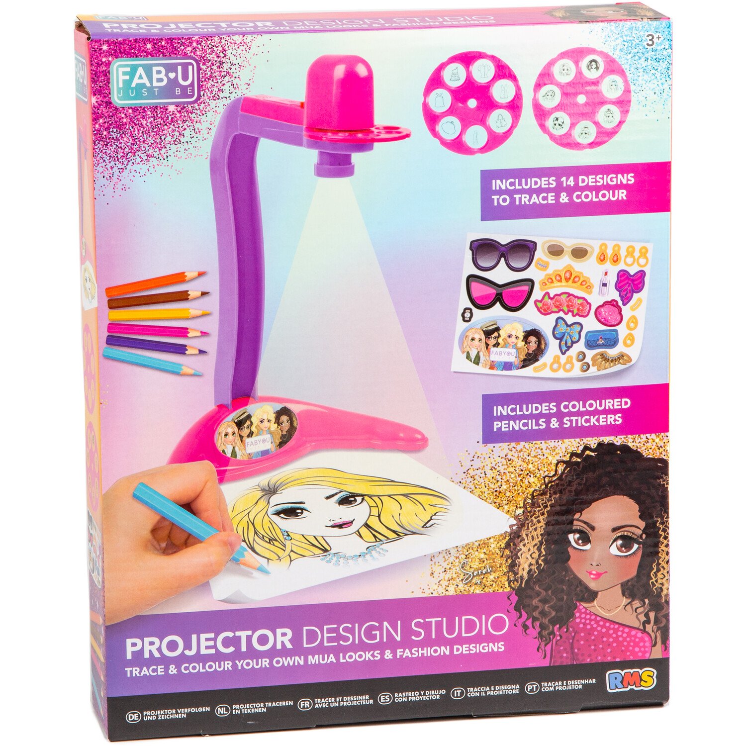 Fab Fashion Projector Design Studio - Multicolour Image 2