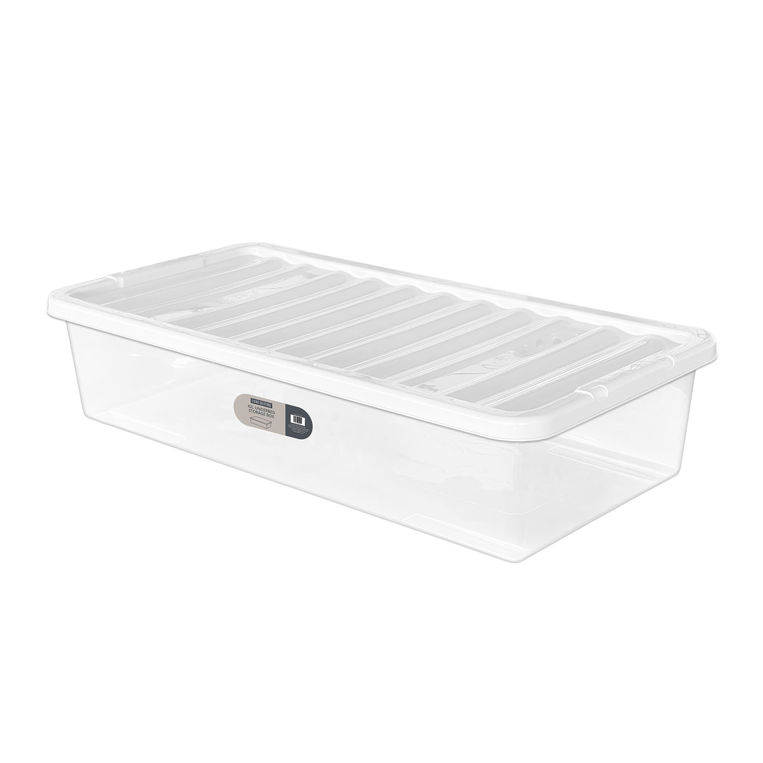 42L Clear Underbed Storage Solution Box Image 3