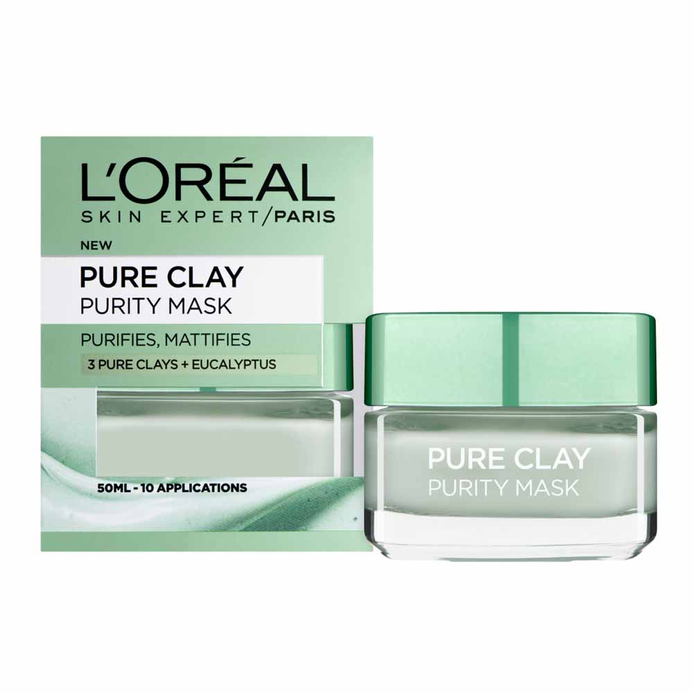 L'Oreal Paris Pure Clay Purity Face Mask 50ml Image 2