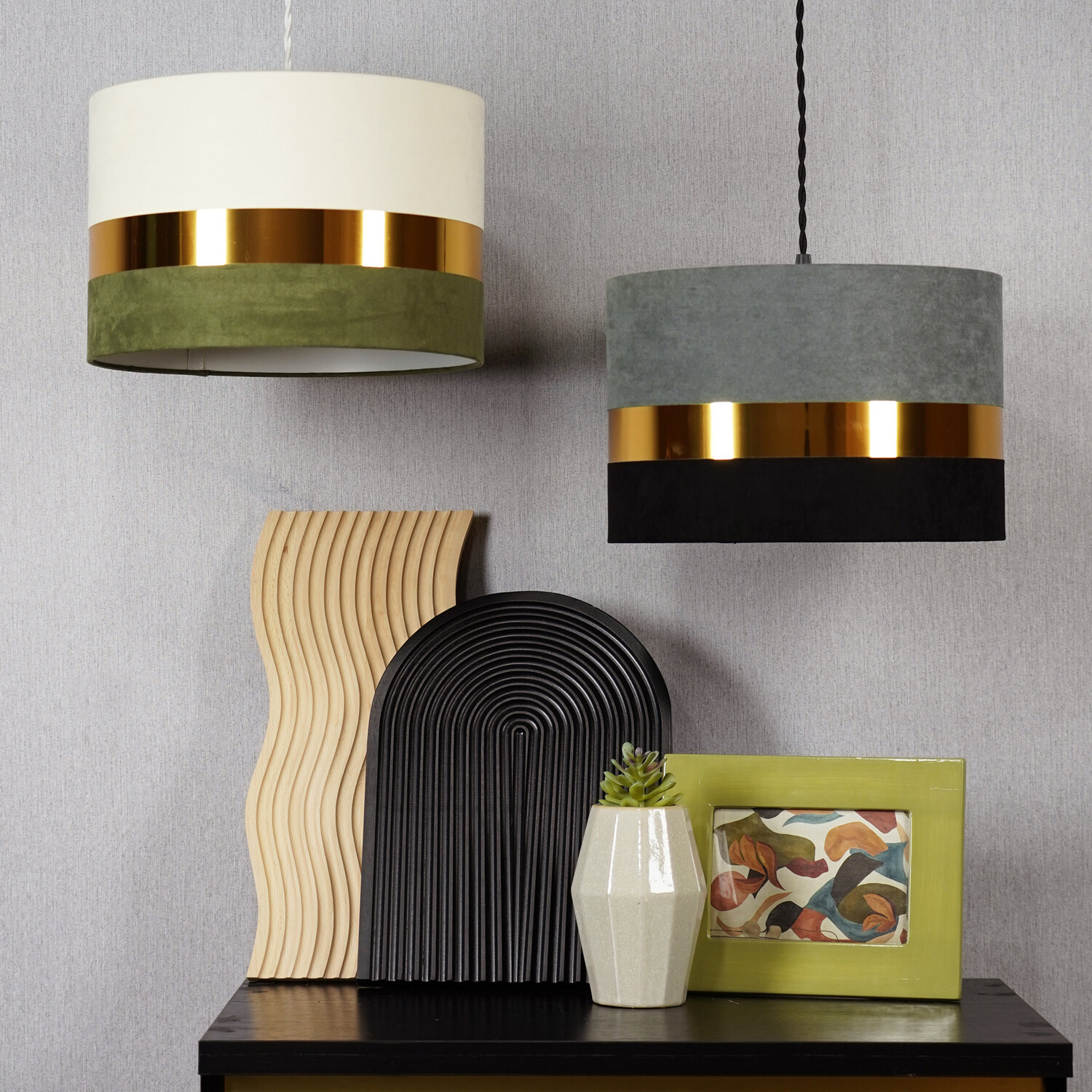 Maddox Shade - Grey, Gold and Black Image 4