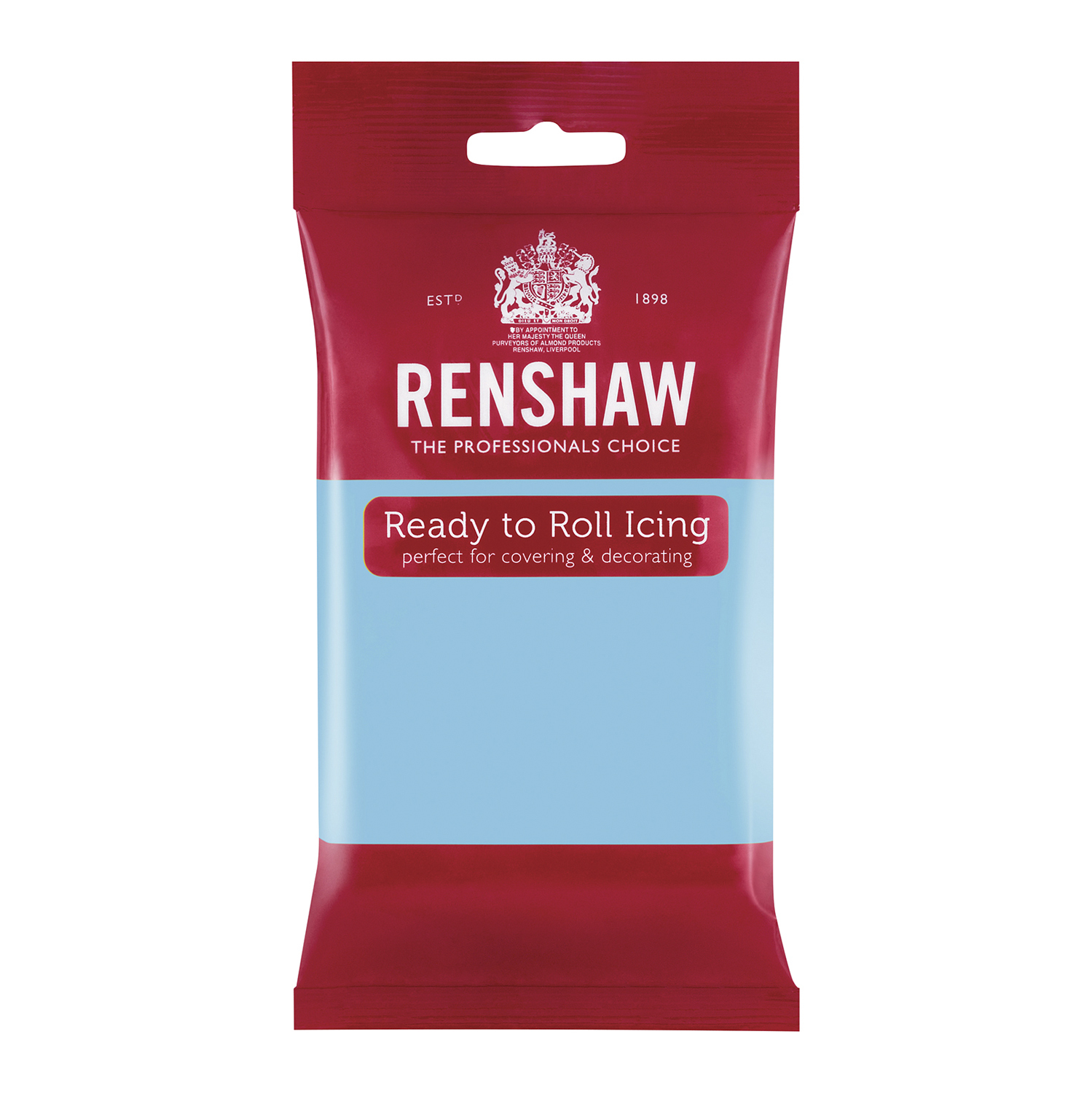 Renshaw Fondant Icing Ready to Roll  - Baby Blue Image