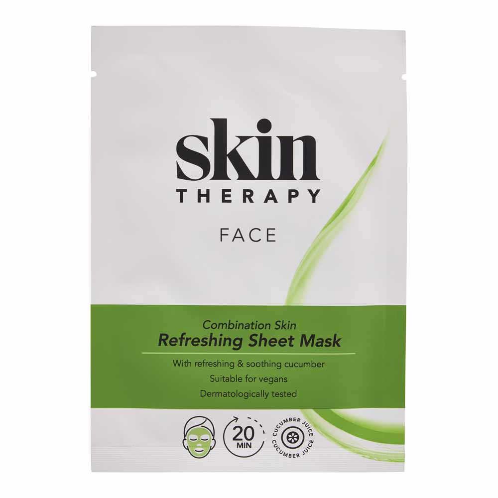 Skin Therapy Face Refreshing Mask  - wilko
