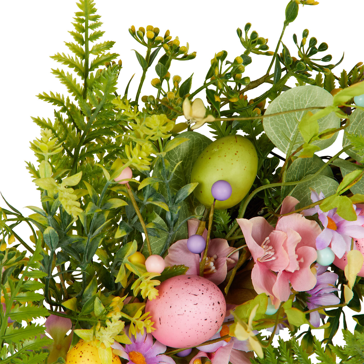 Easter Bloom Wreath 81cm - Multicolour Image 4