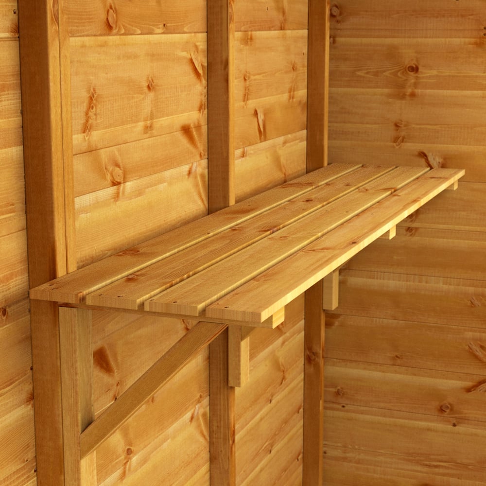 Power Sheds 6ft Timber Shelving Kit Image 2