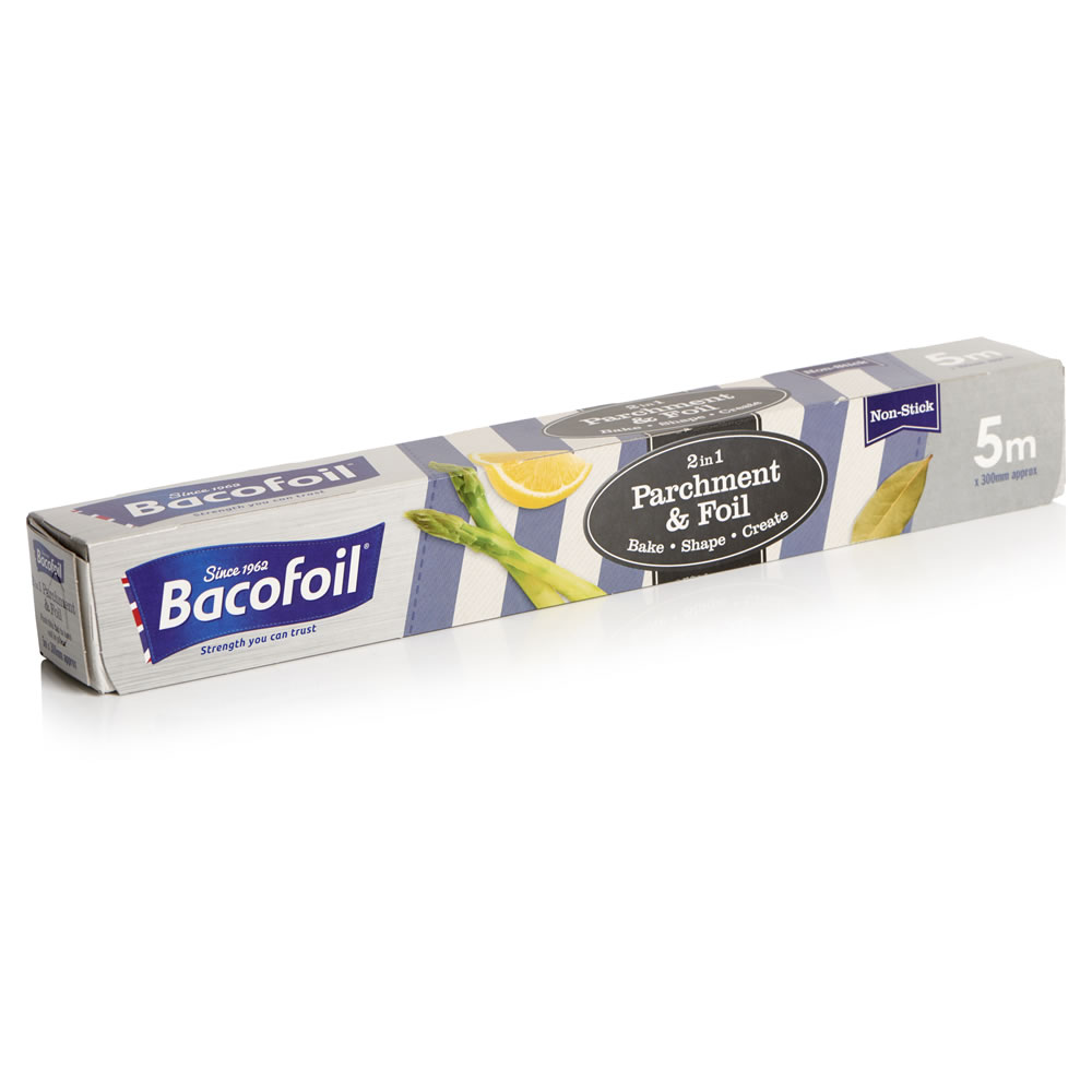 Bacofoil 2 in 1 Parchment and Foil 5m x 380mm Image