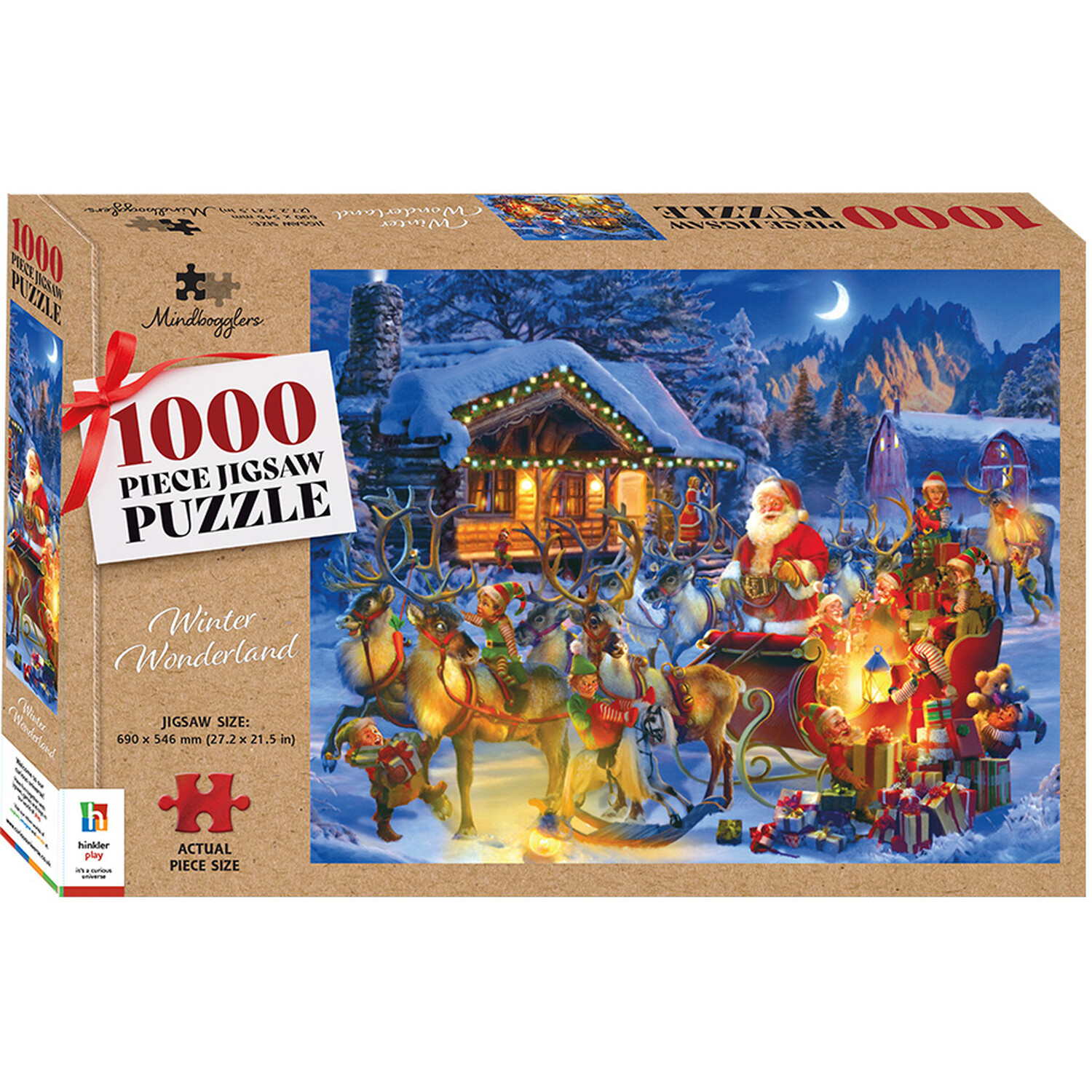 1000 Piece Winter Wonderland Christmas Puzzle - Multicolour Image