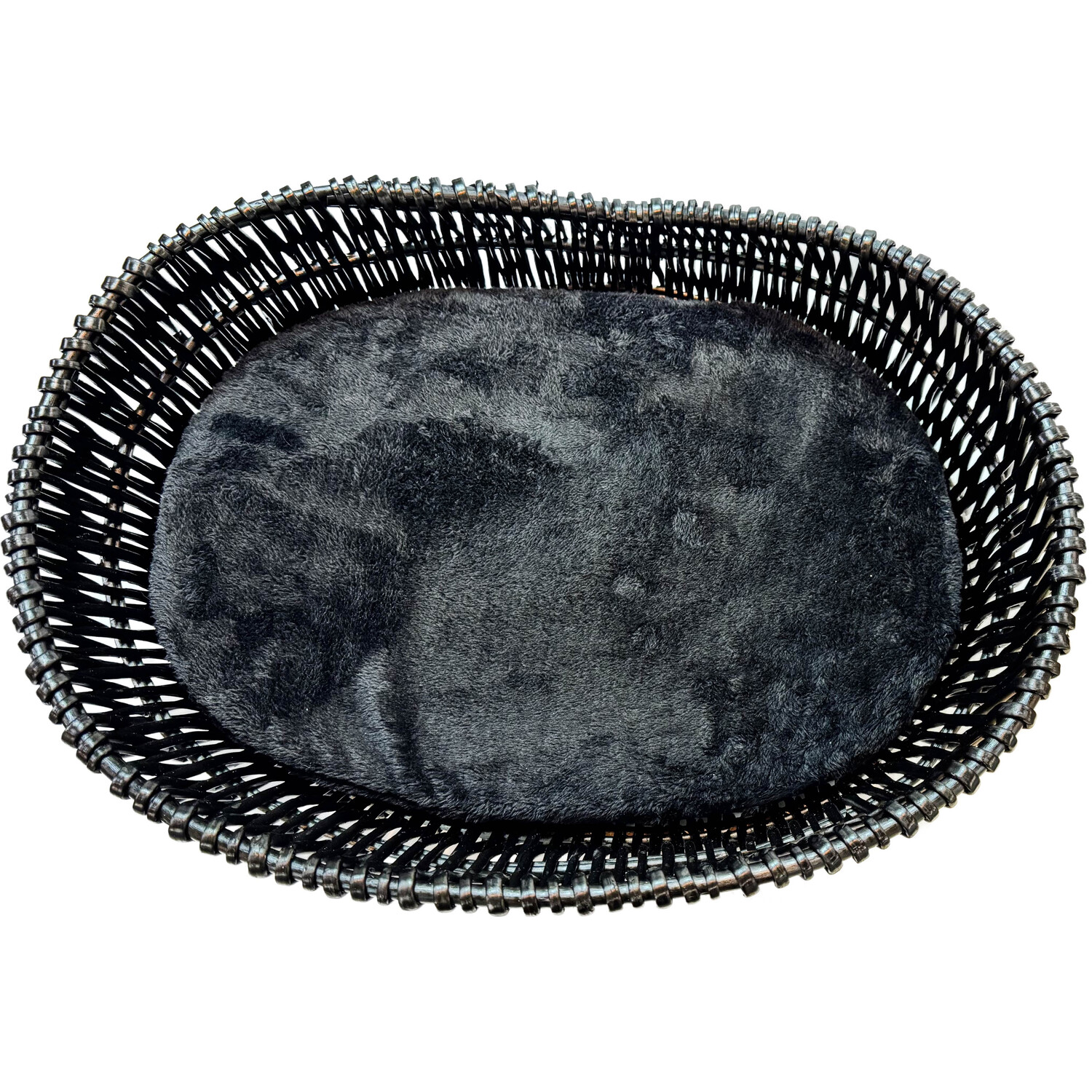 Pet Basket Bed - Dark Grey Image 2