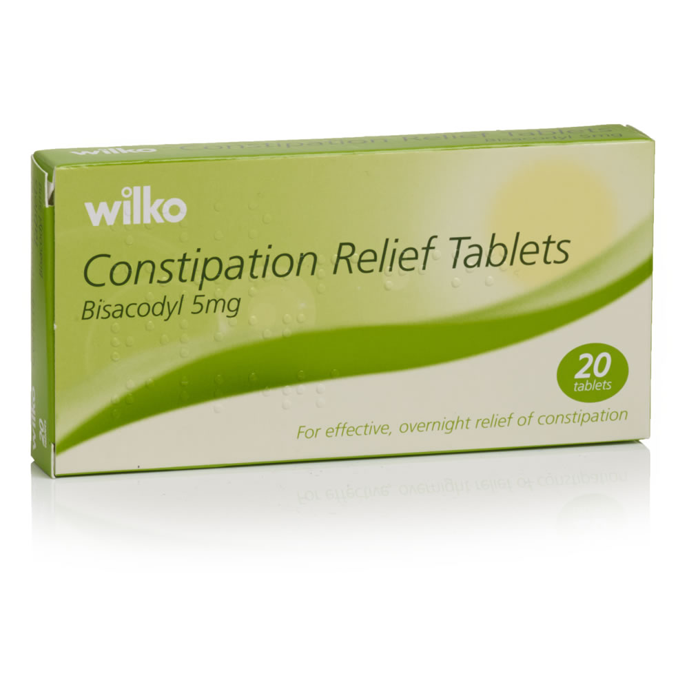 Wilko Constipation Relief Tablets 20 pack Image