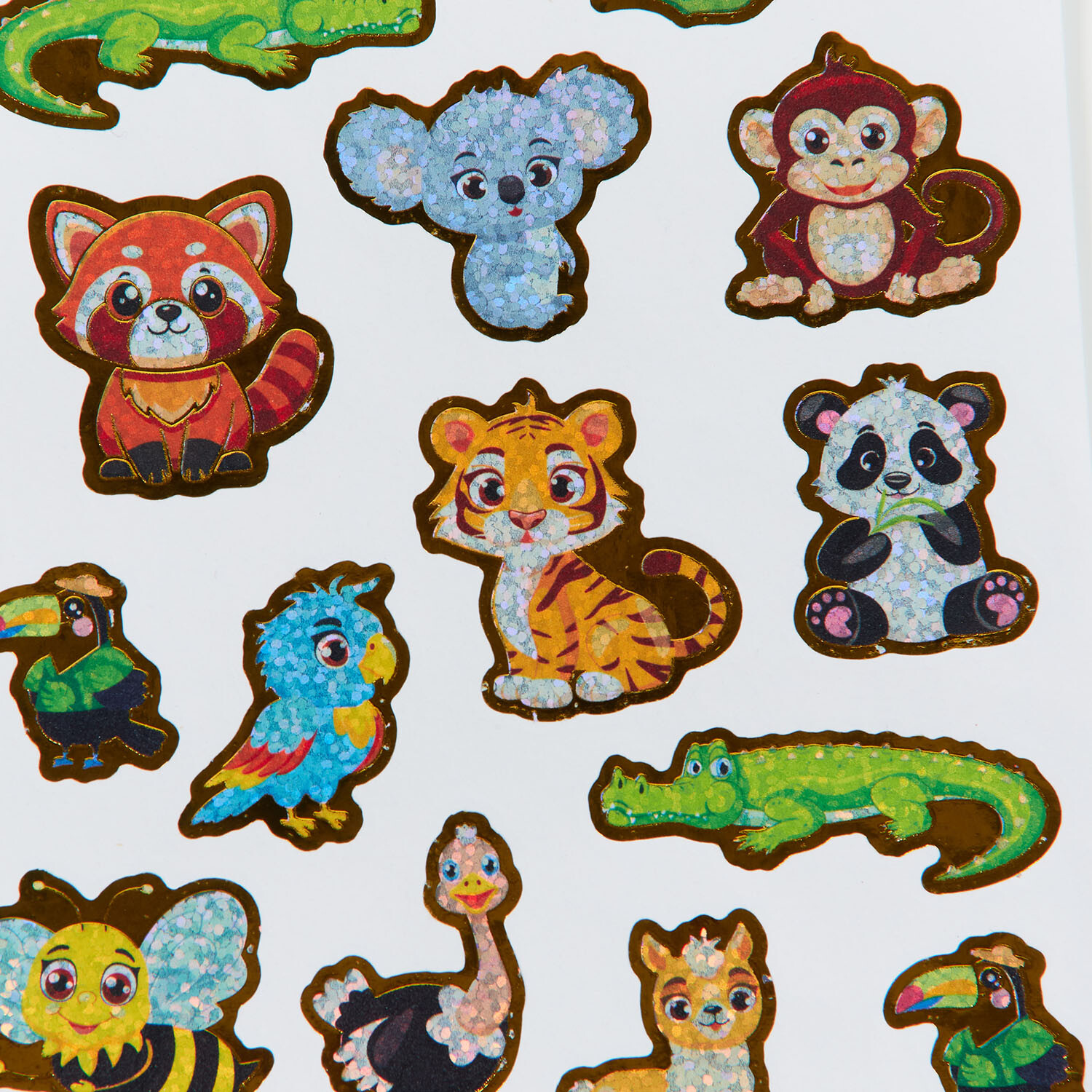 Animal Outline Stickers Multicolour Image 6