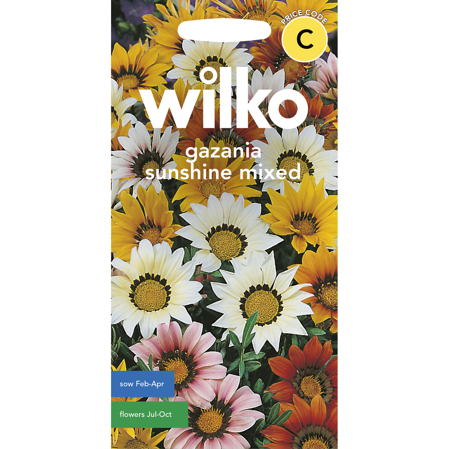 Wilko Gazania Sunshine Mixed Flower Seeds Image 1
