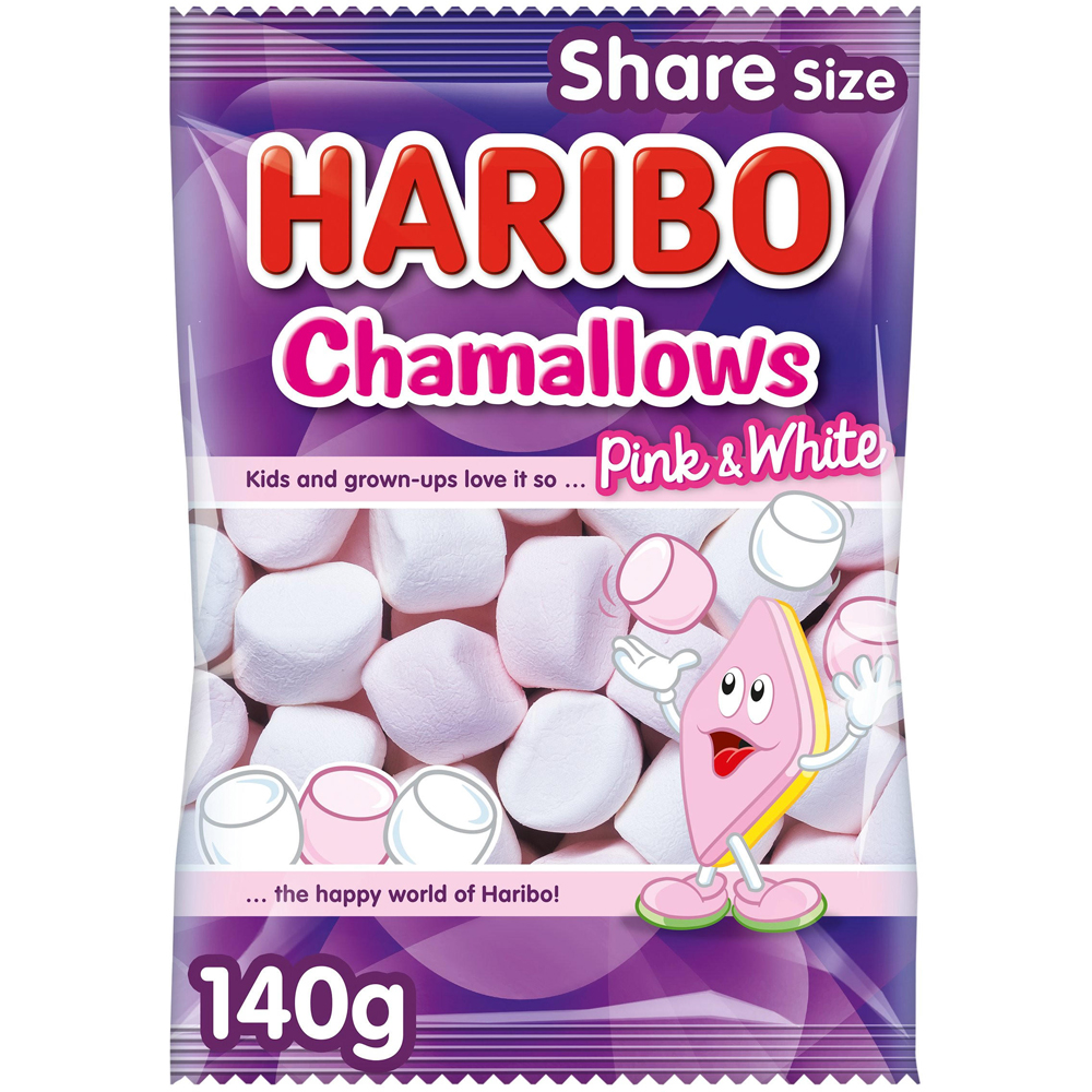 Haribo Chamallows Pink and White 140g Image
