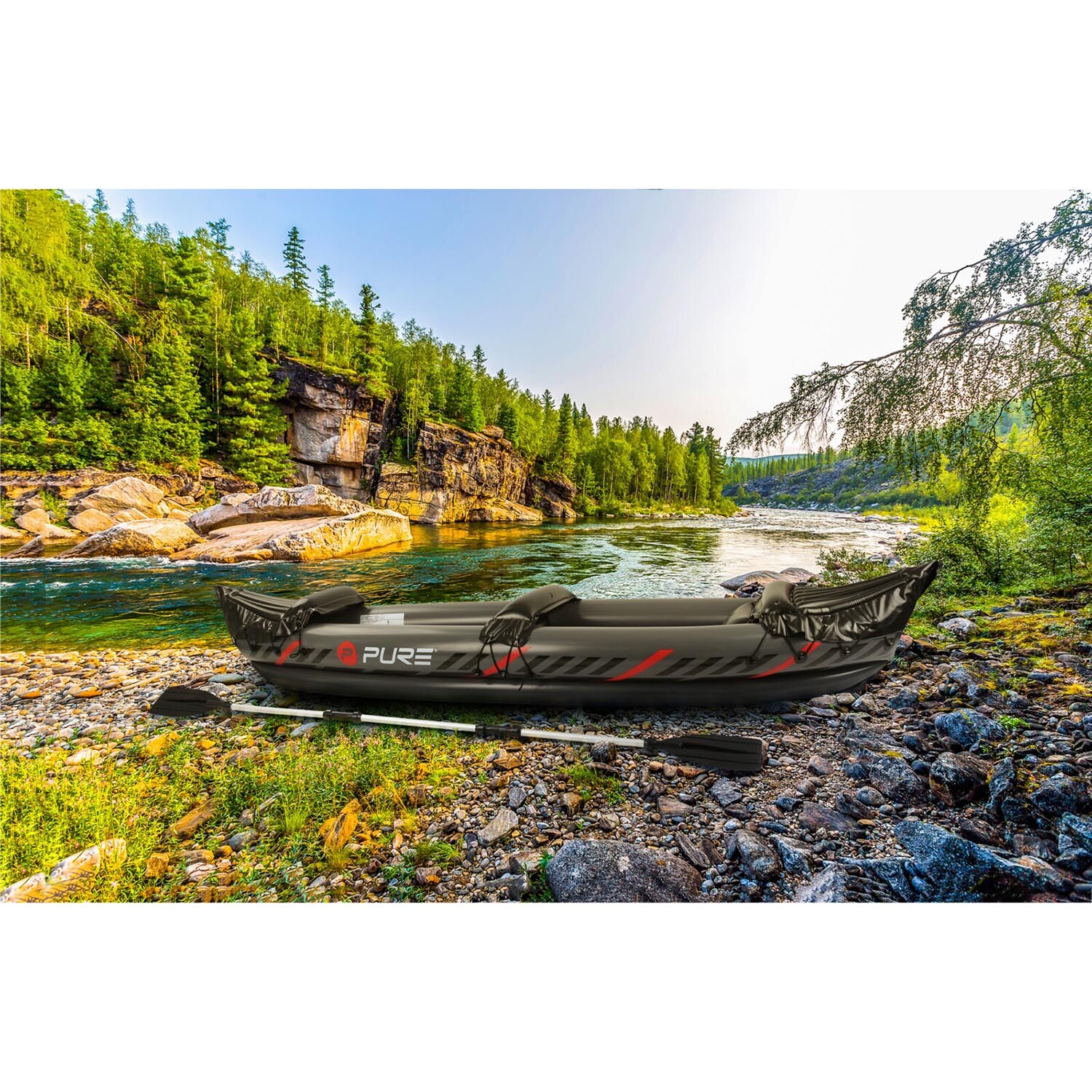 Pure Explorer Inflatable Kayak 53 x 81cm Image