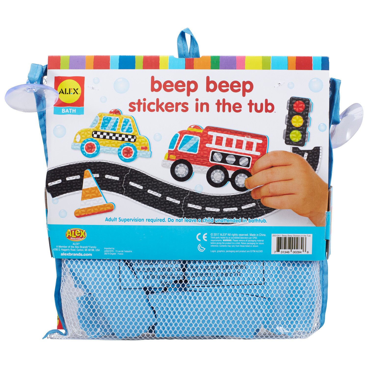 Alex Bath Beep Beep Tub Stickers Image 3